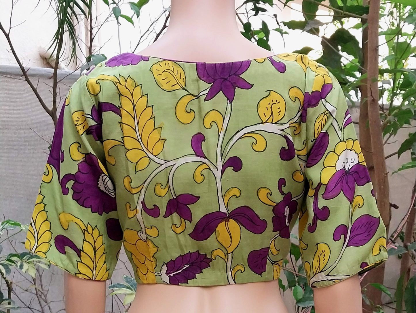 PEACEFUL PISTA: SILK BLOUSE