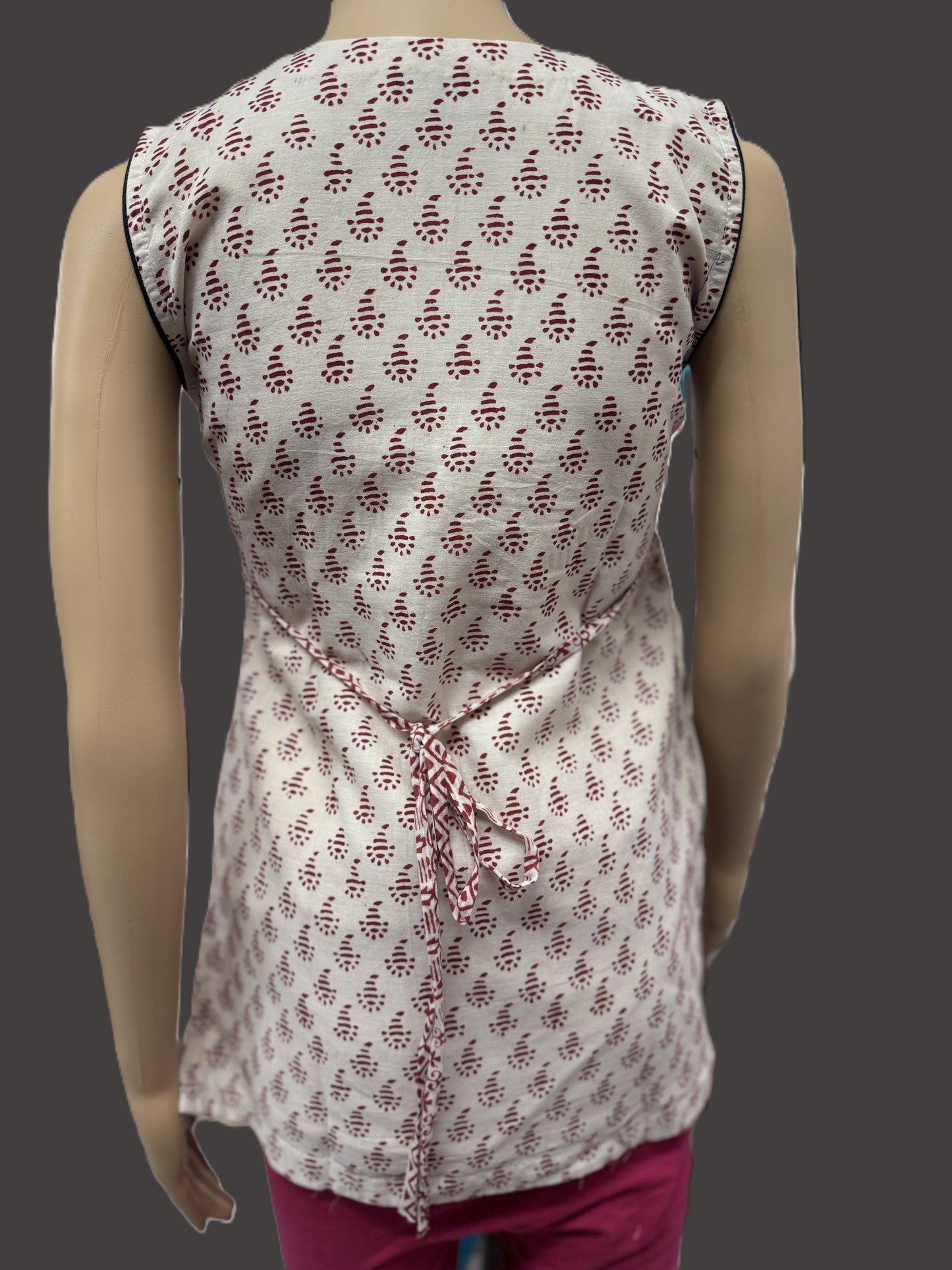 PAISLEY : BAGH BLOCK PRINTED COTTON TUNIC