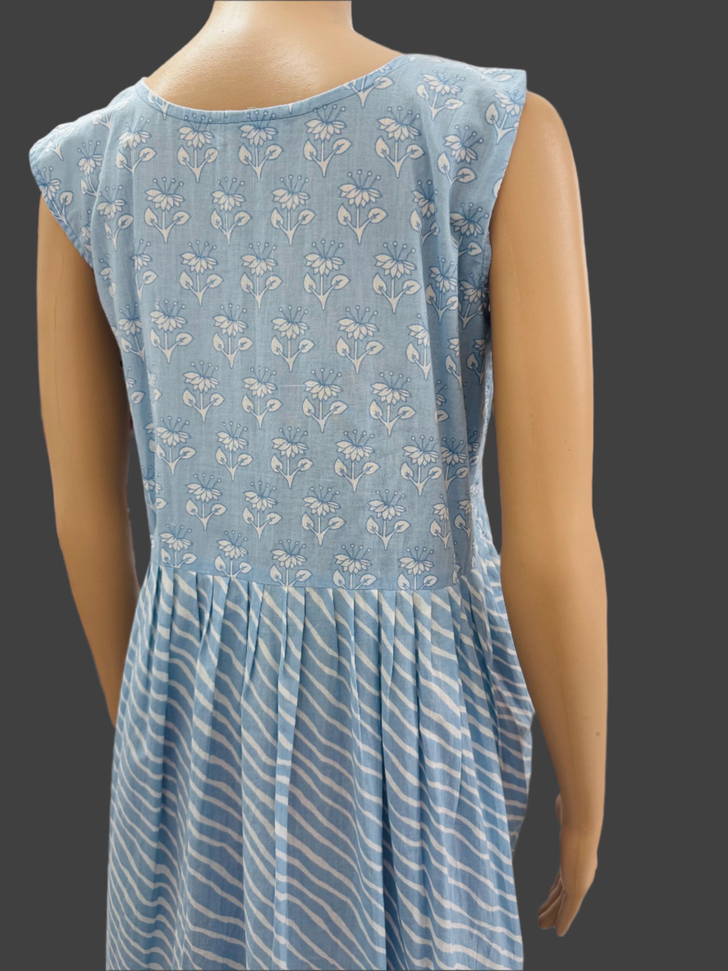 Cotton Blue Dress