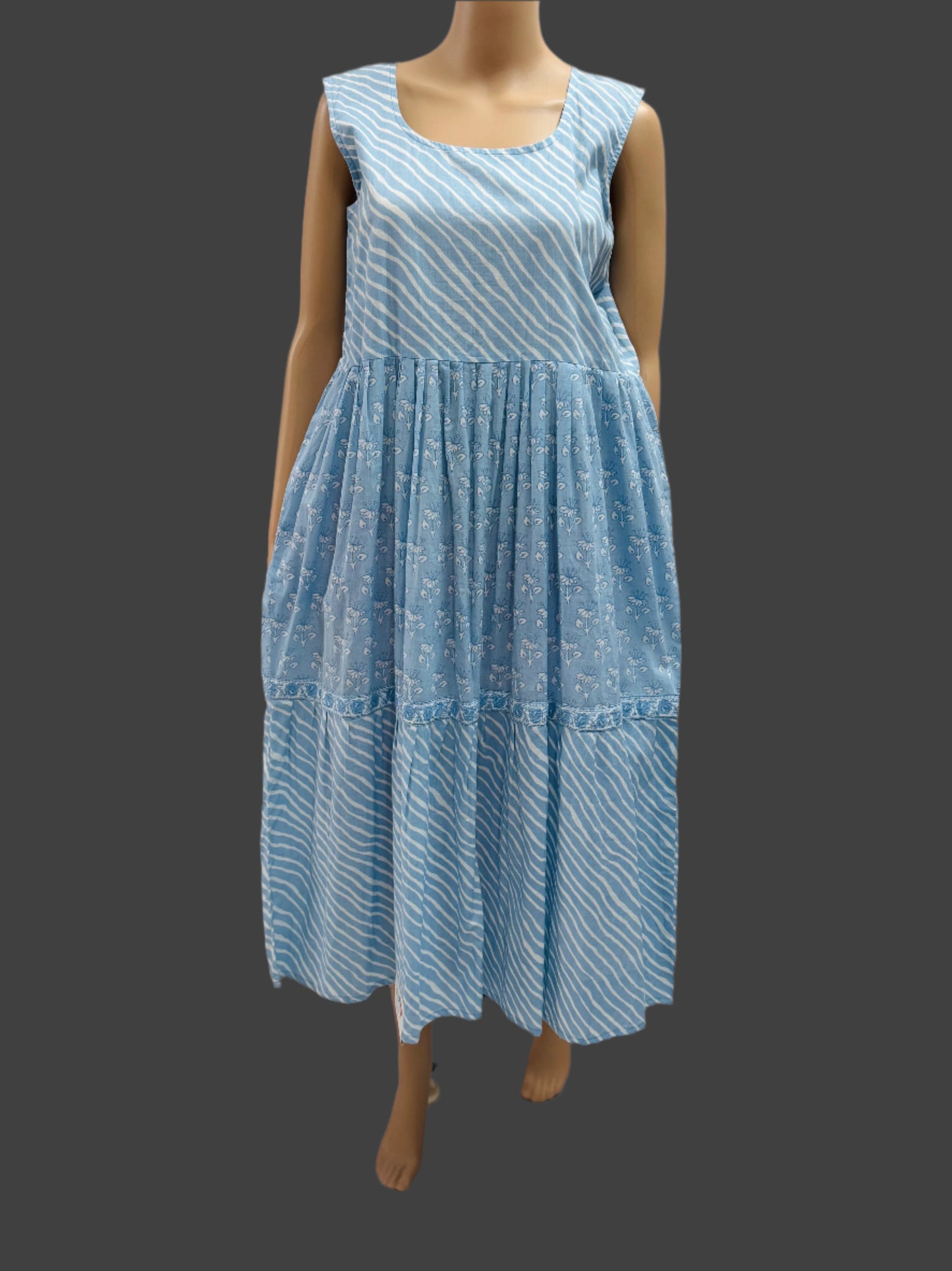 Blue summer dress