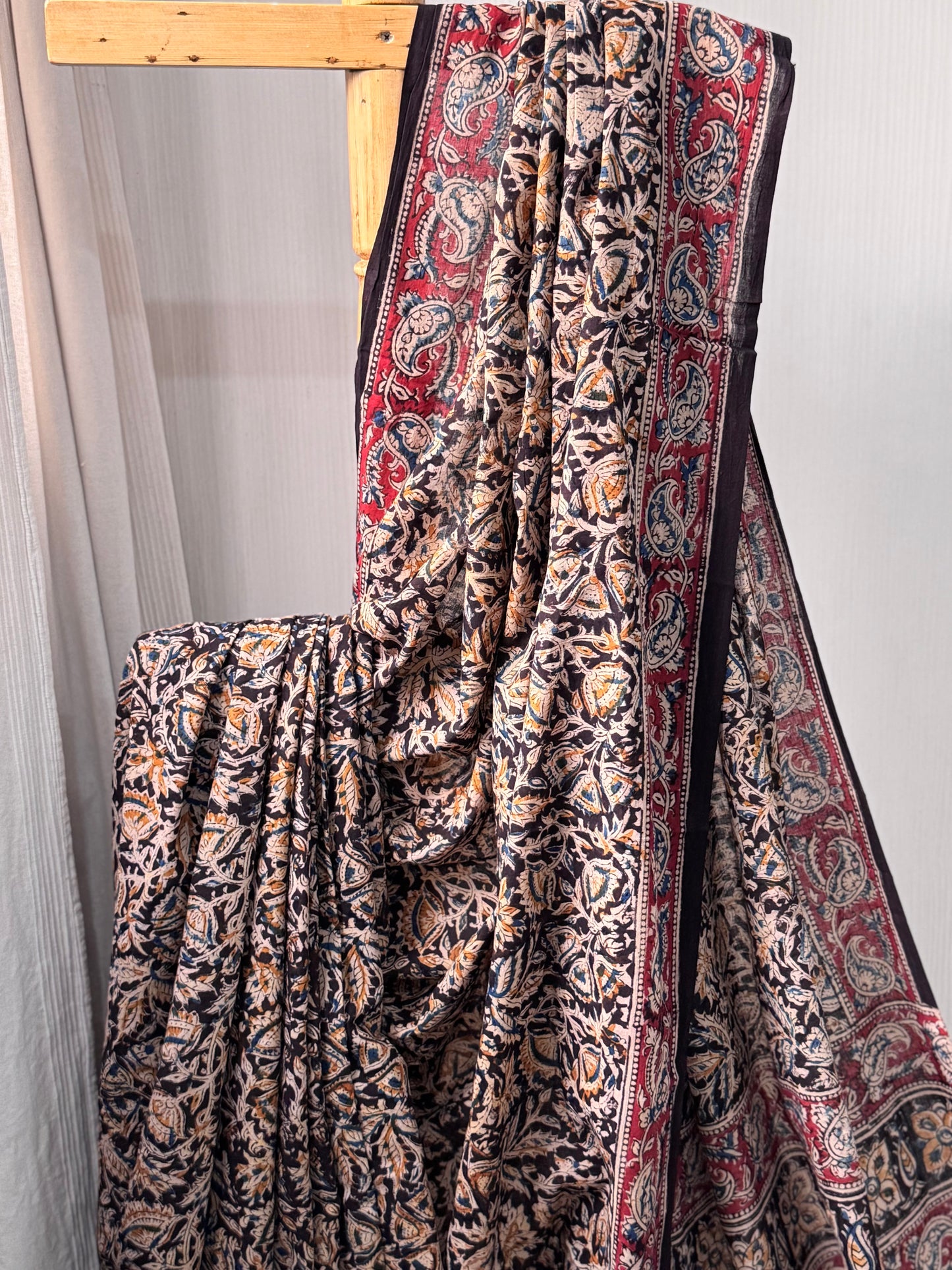 Cotton Kalamkari Saree