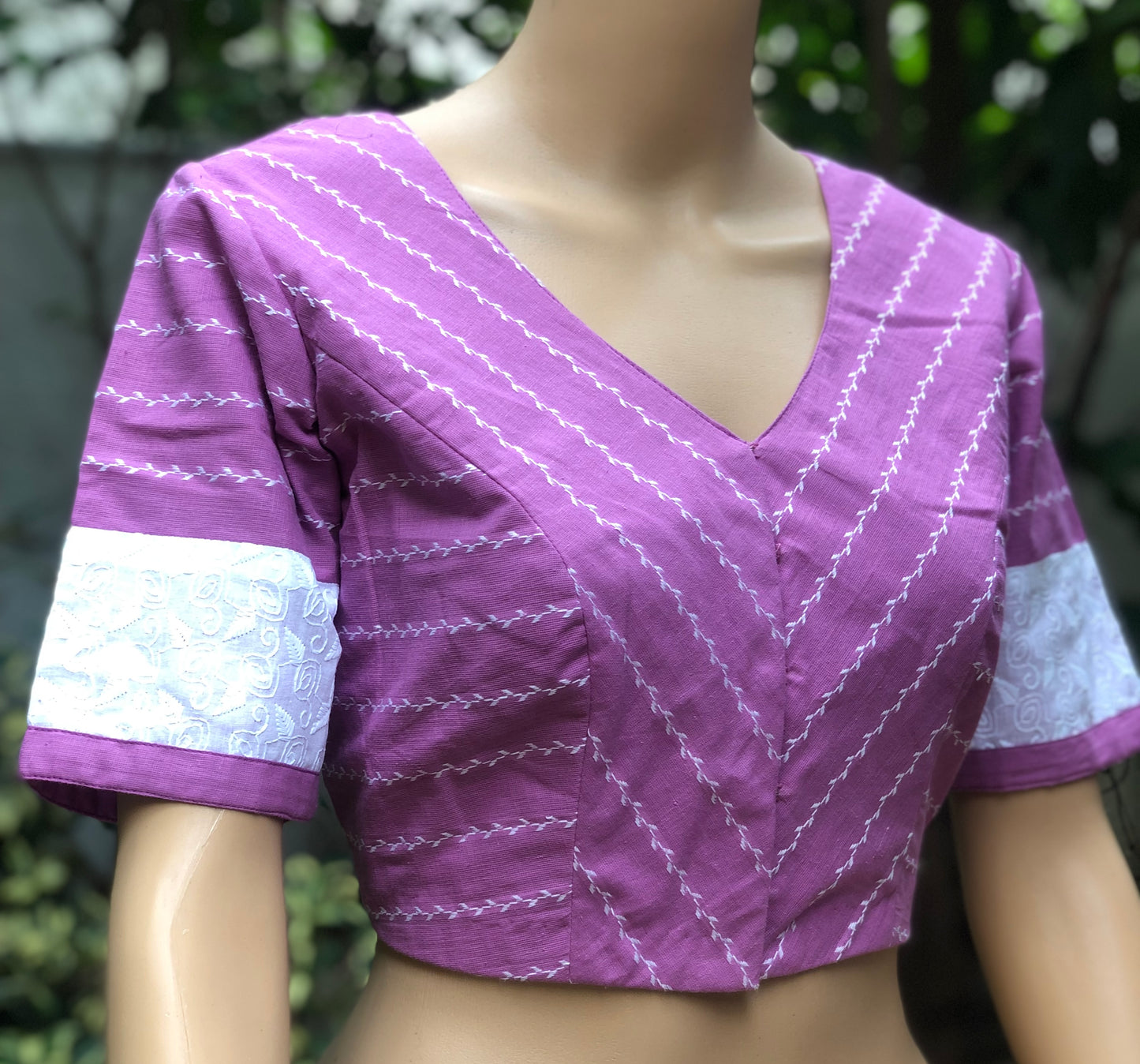 LILAC LOVE : COTTON BLOUSE