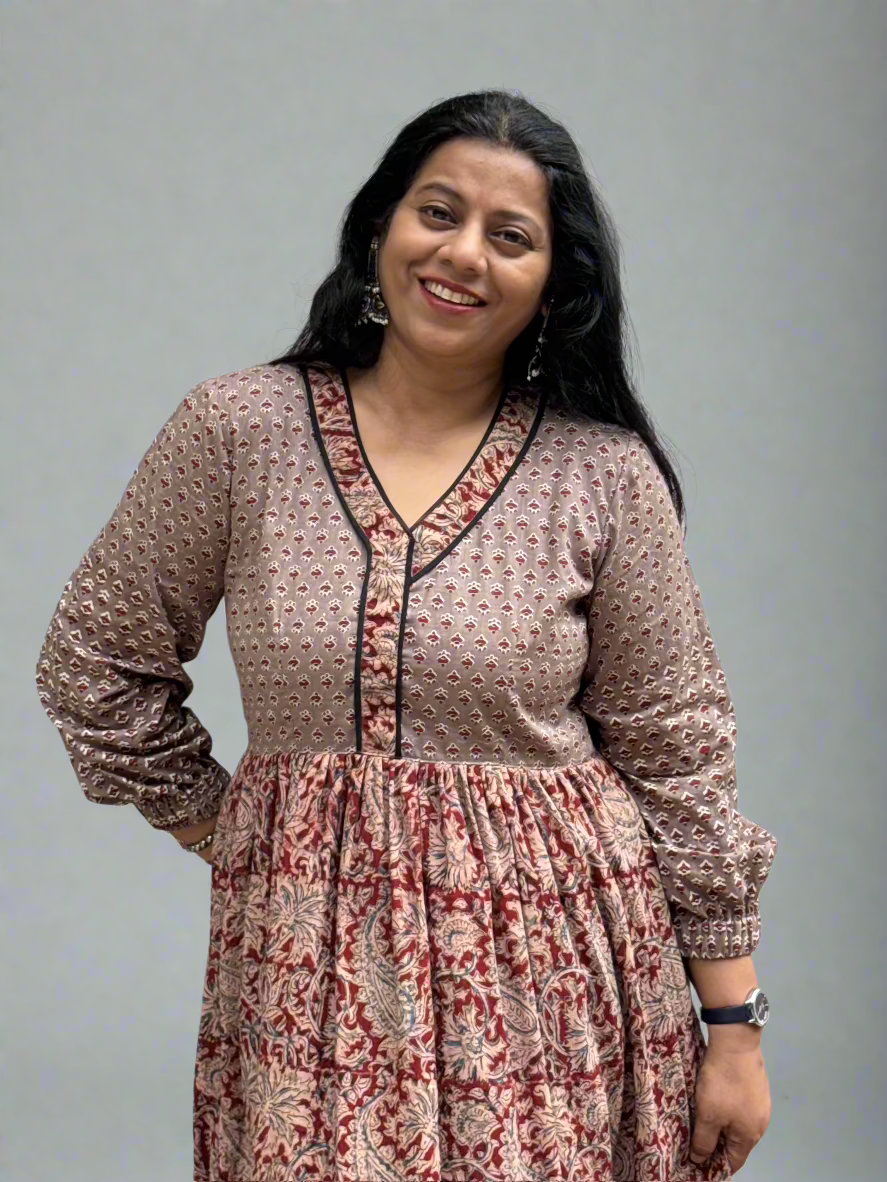 Cotton Gamthi Dress