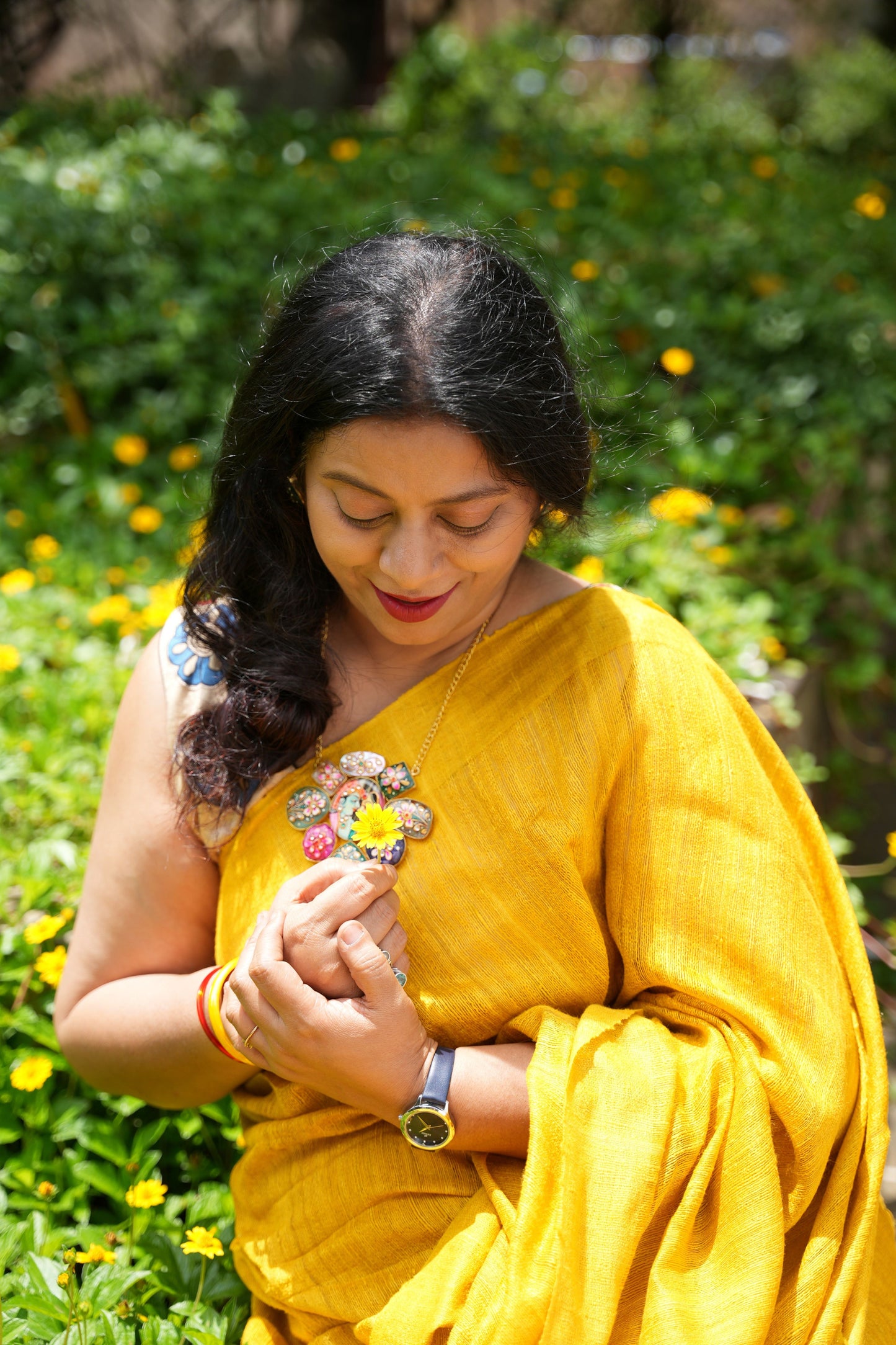 Eri x Mulberry silk saree