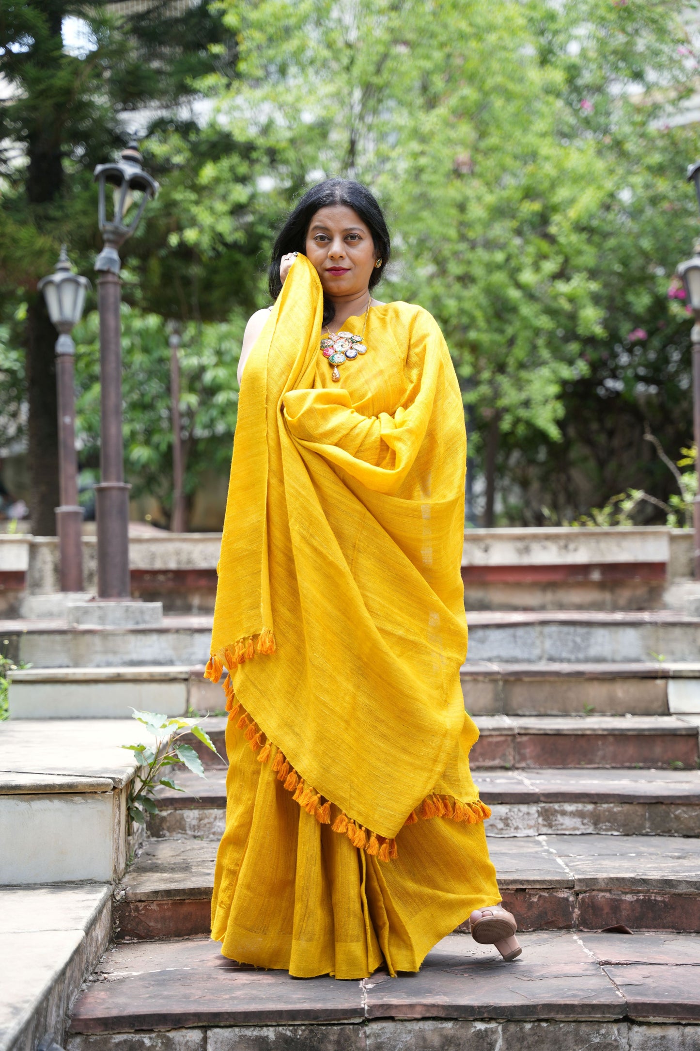 Eri x Mulberry silk saree