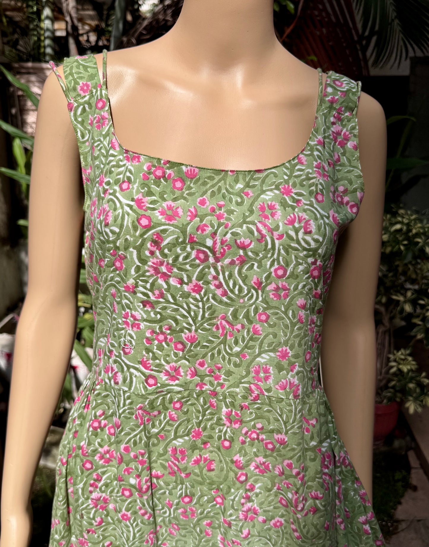 Green Cotton Dress