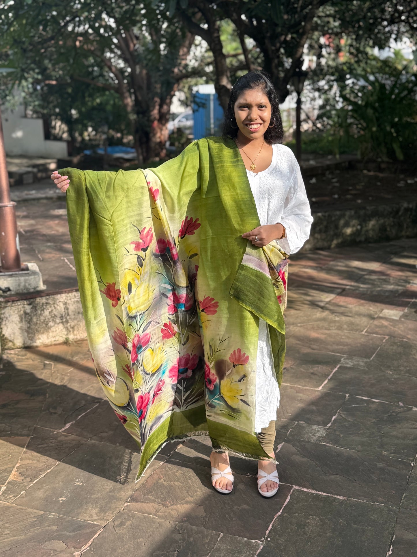 Vishnupuri Silk Dupatta