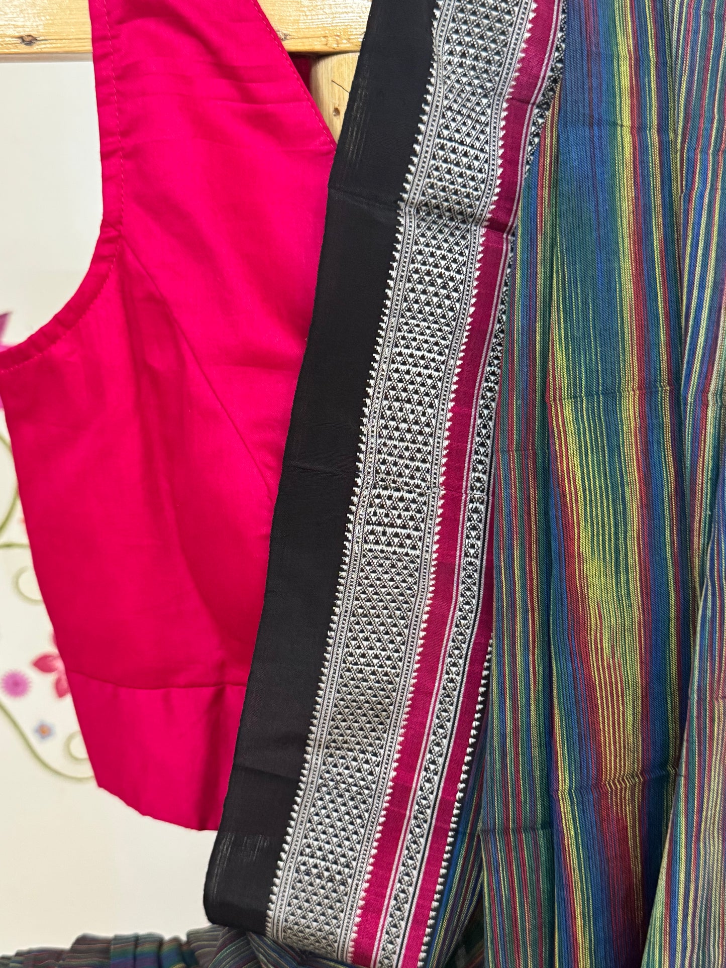 ASEEMA : MULTICOLOUR ILKAL COTTON SAREE