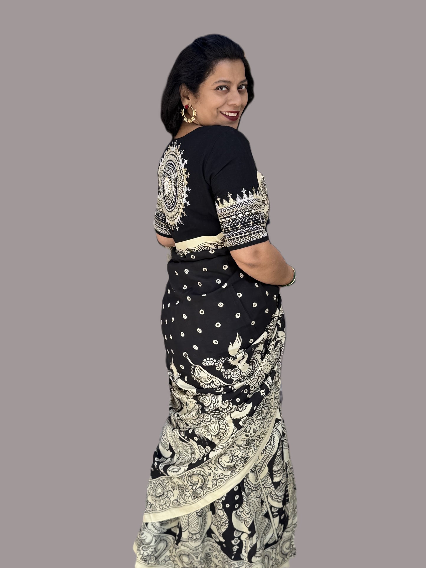 black Lambani blouse