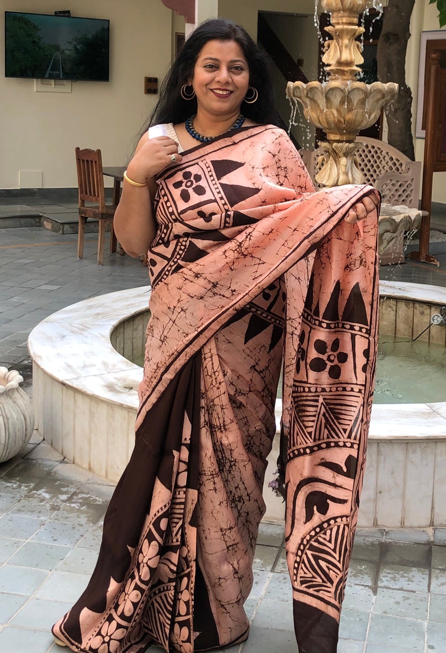 AVANI : BATIK SILK SAREE