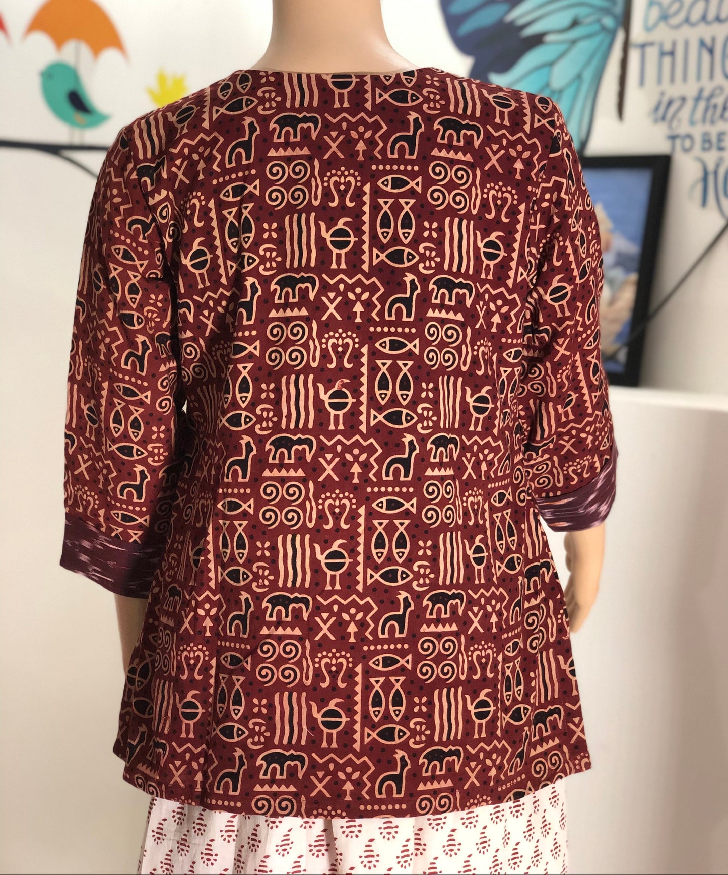 TRIBE : GAMATHI COTTON SHORT TOP