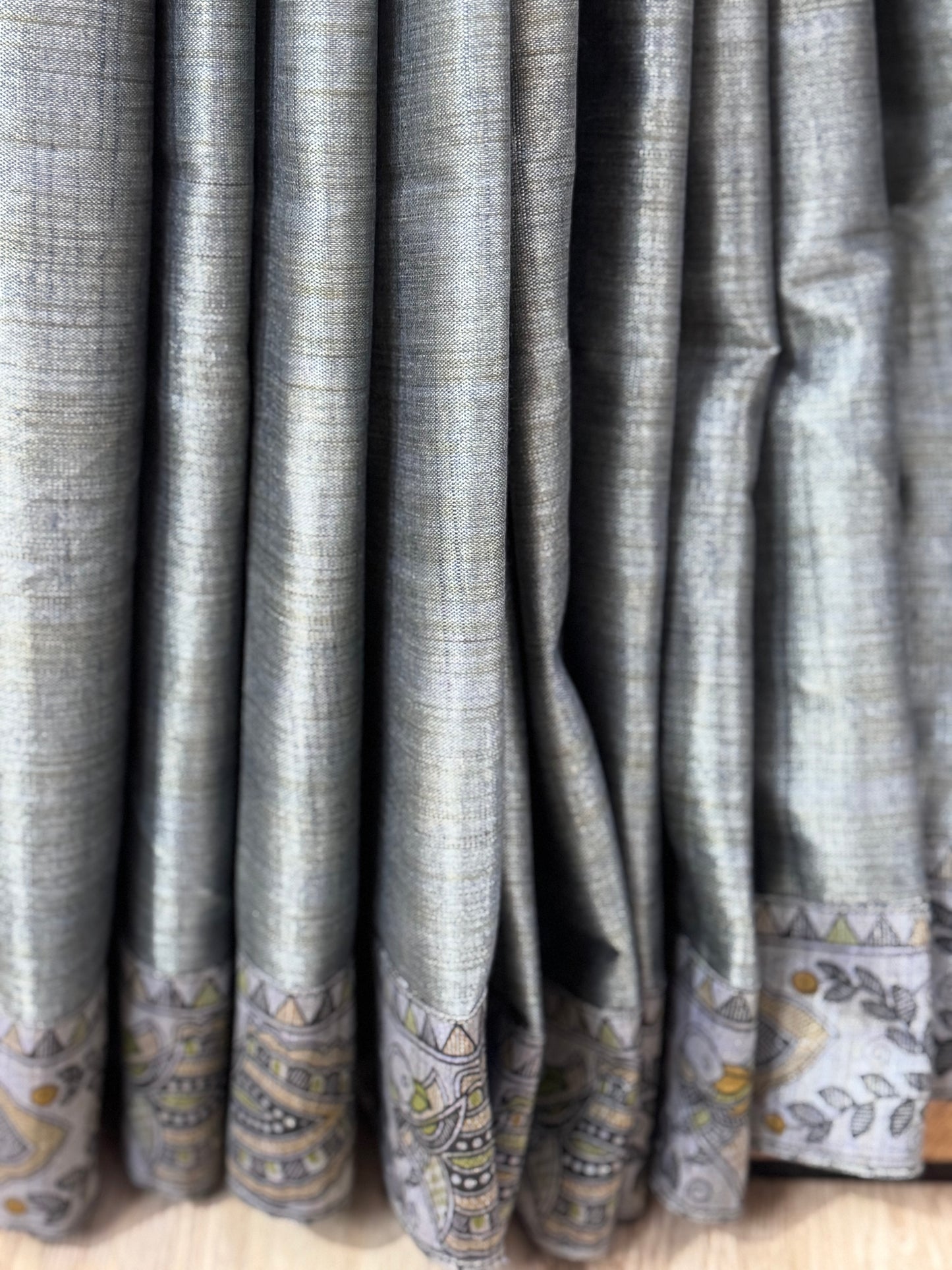 SHIVALI : MUNGA TUSSAR MADHUBANI SAREE