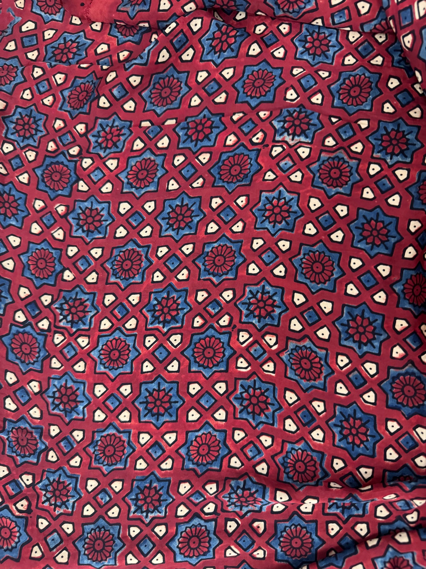 MAYAA : BANDHEJ AJRAKH MODAL SILK SAREE