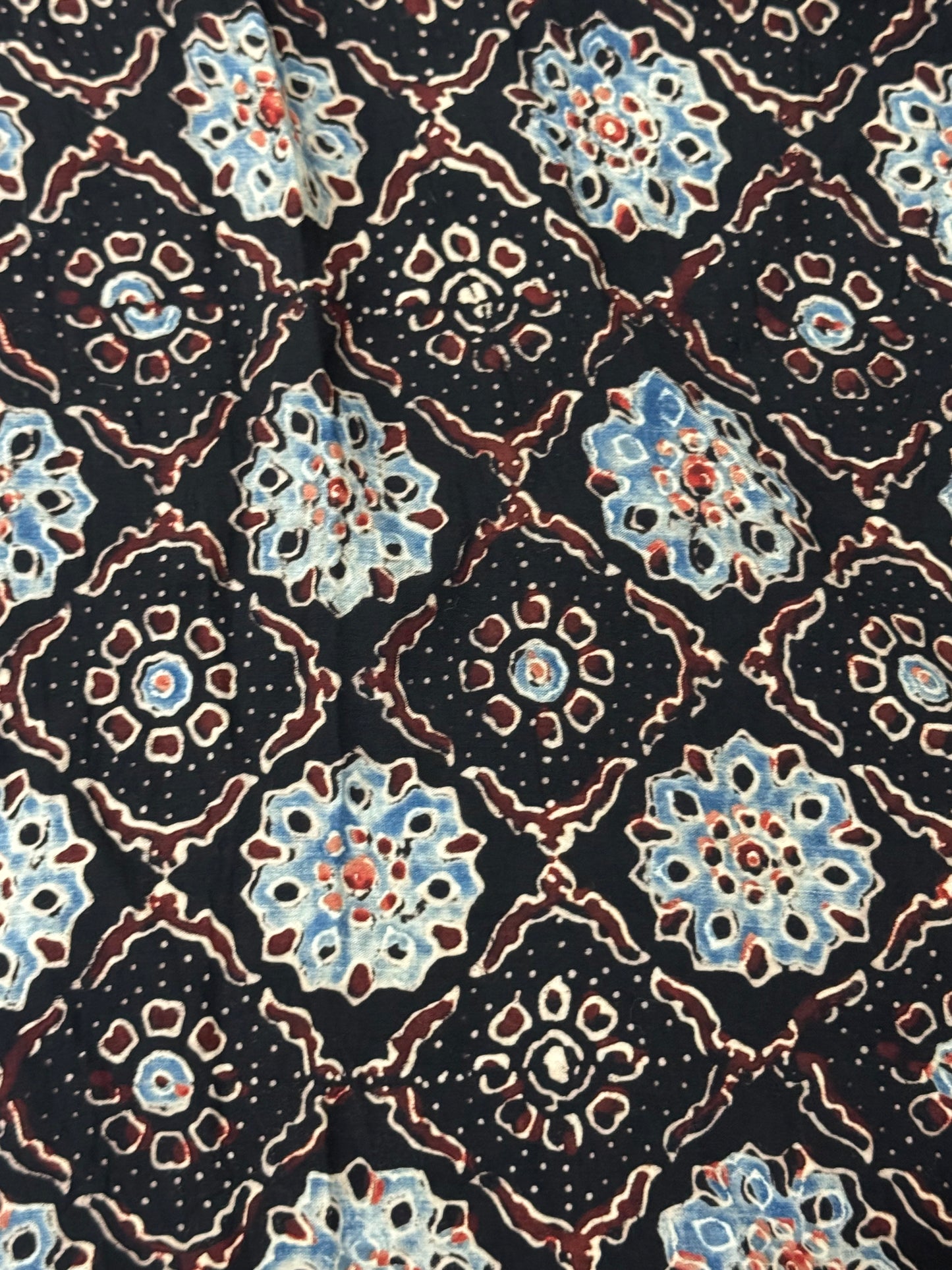 JUHI : BANDHEJ AJRAKH MODAL SILK SAREE