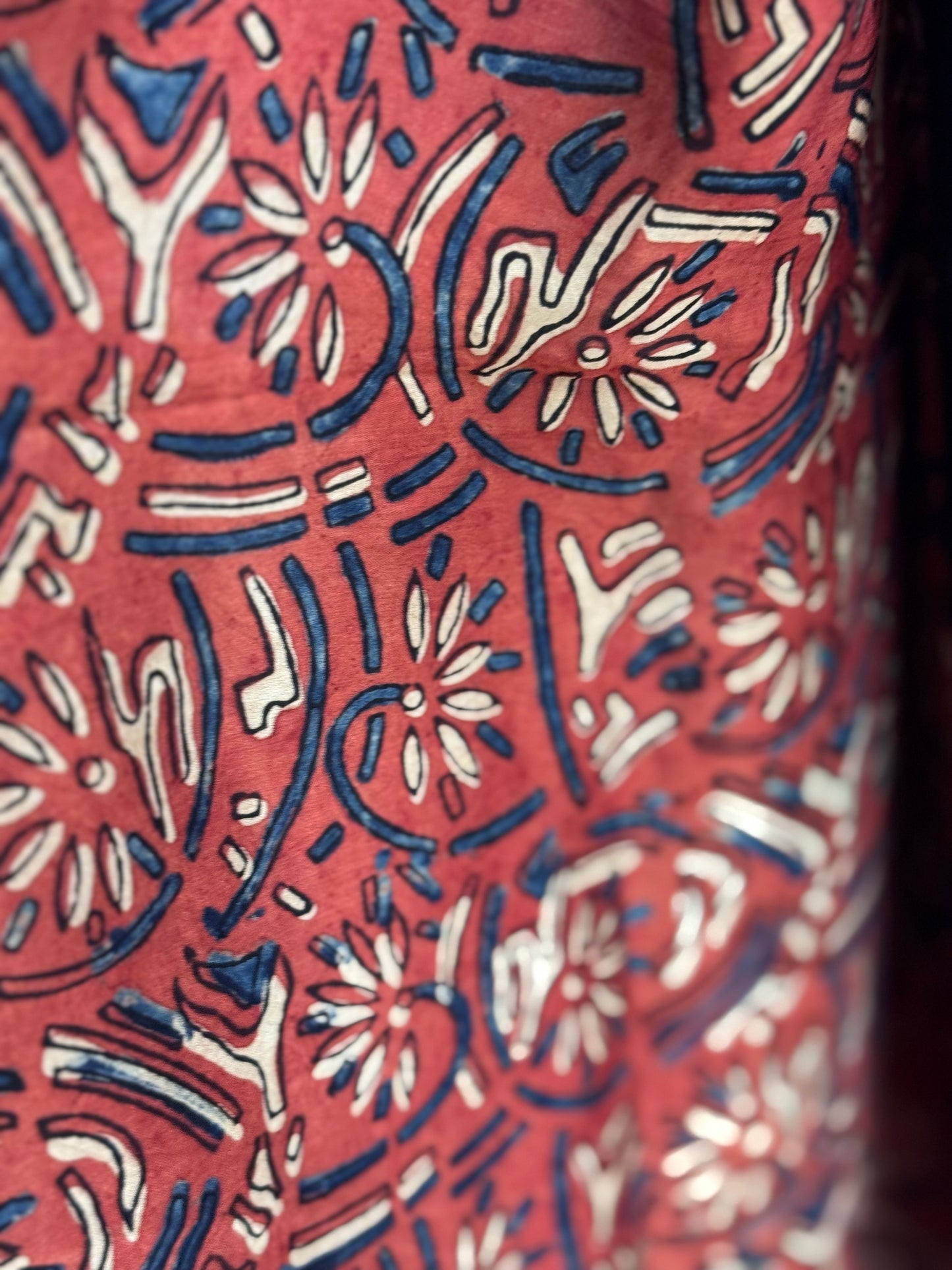 MOHA : BANDHEJ AJRAKH MODAL SILK SAREE