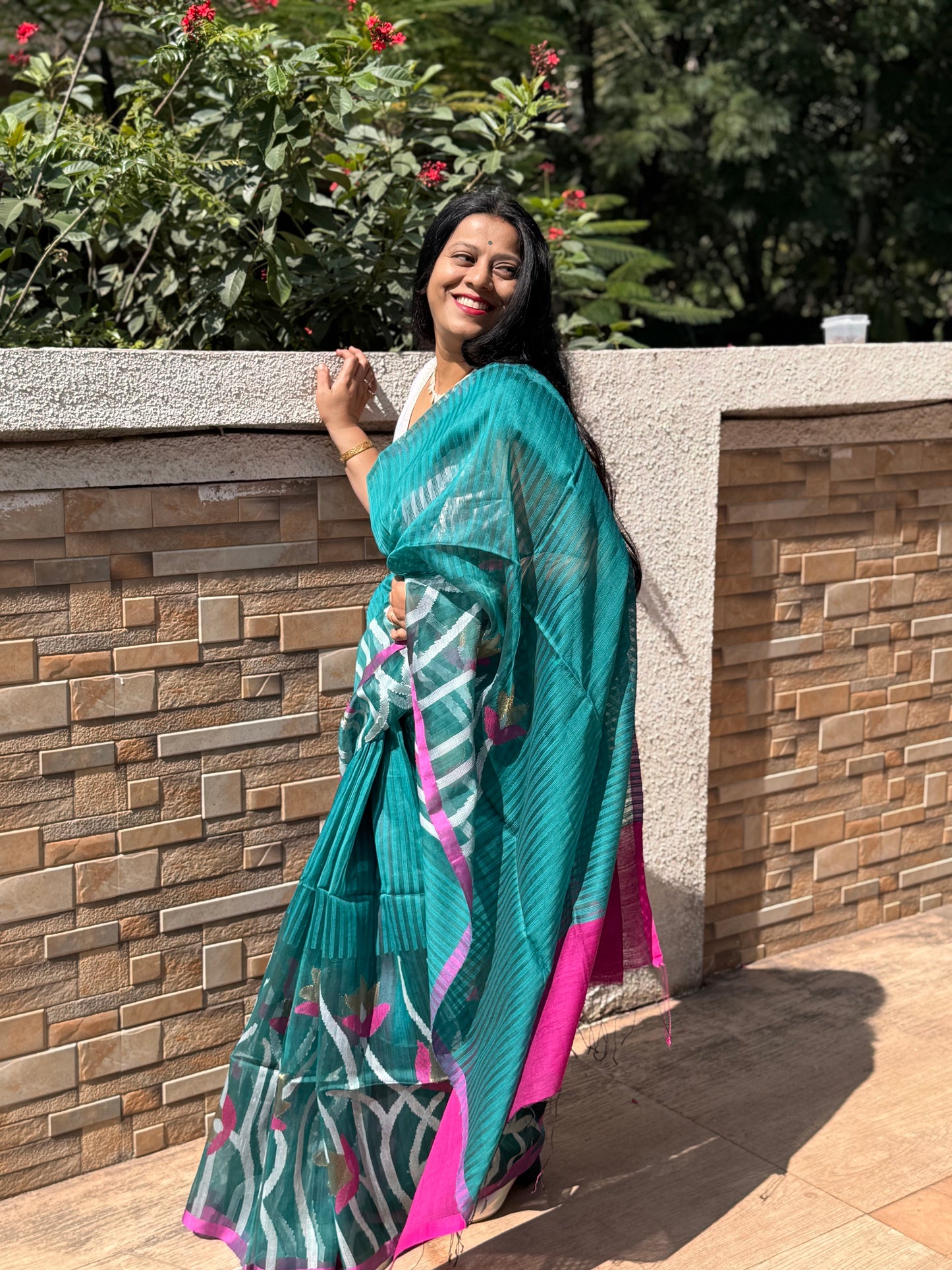 SHRADDHA : MATKA RESHAM MUSLIN SILK SAREE