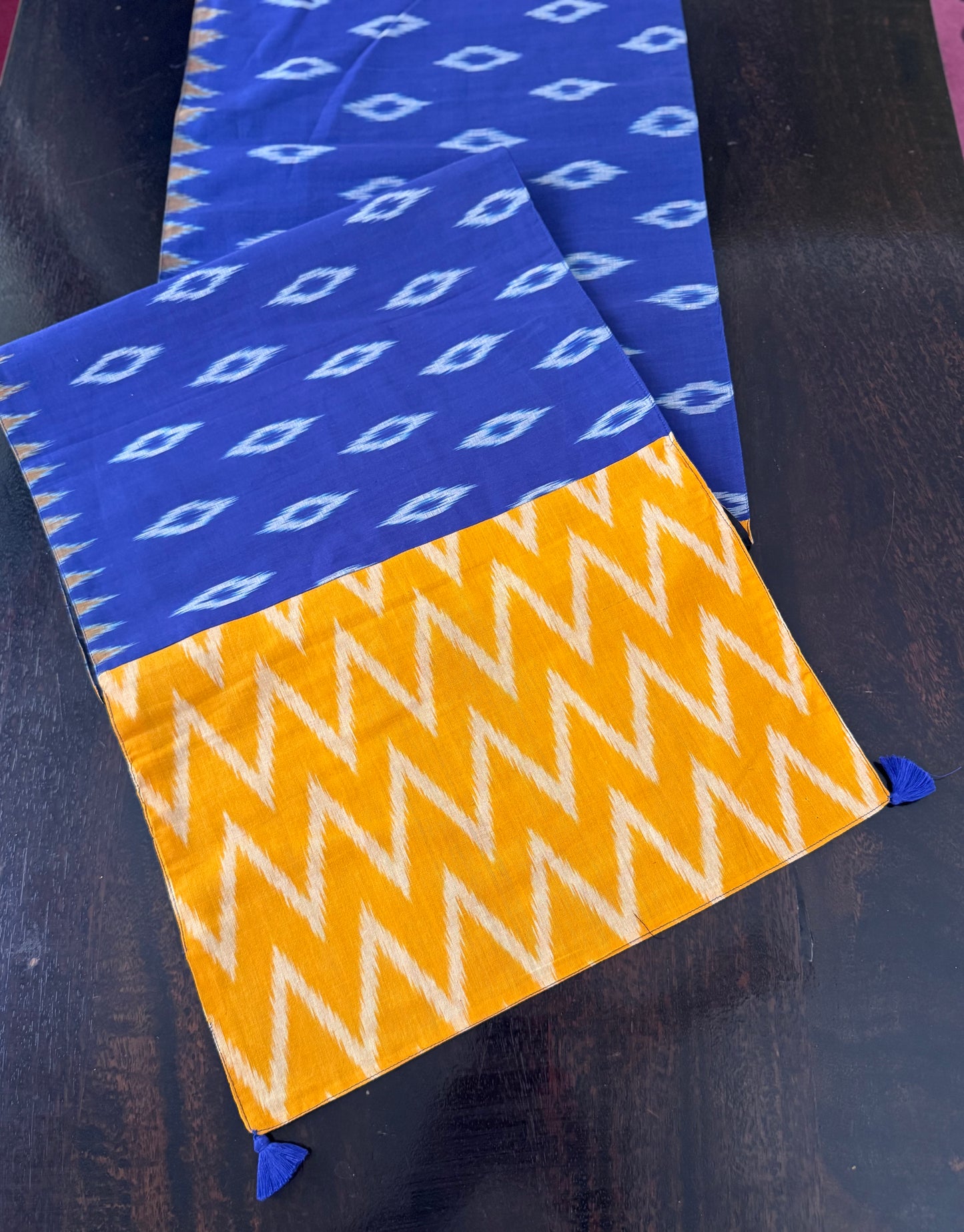 IKKAT COTTON TABLE RUNNER