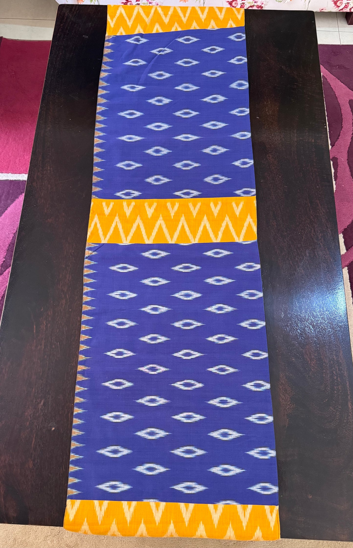 IKKAT COTTON TABLE RUNNER