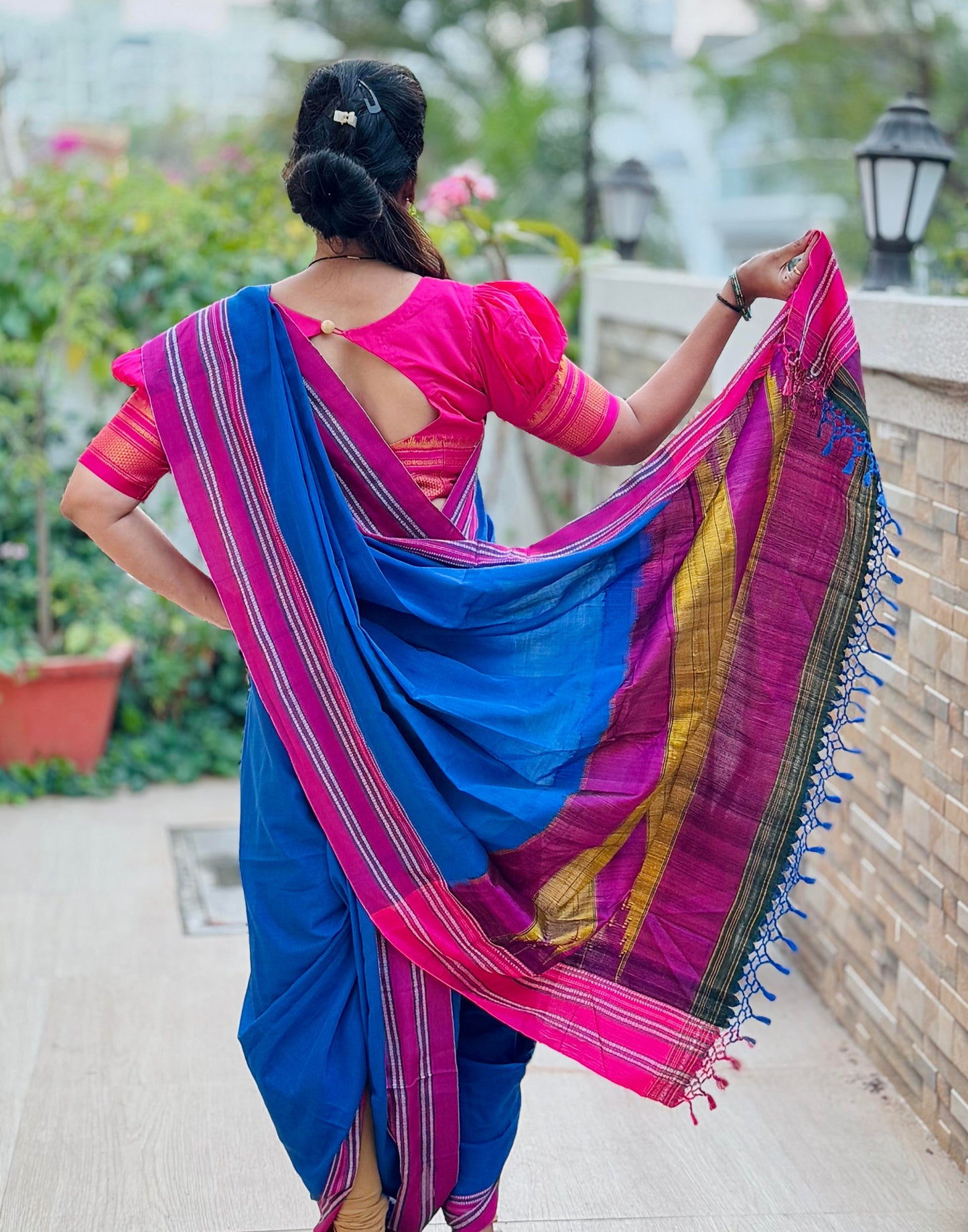 KIMAYA : ILKAL COTTON SAREE