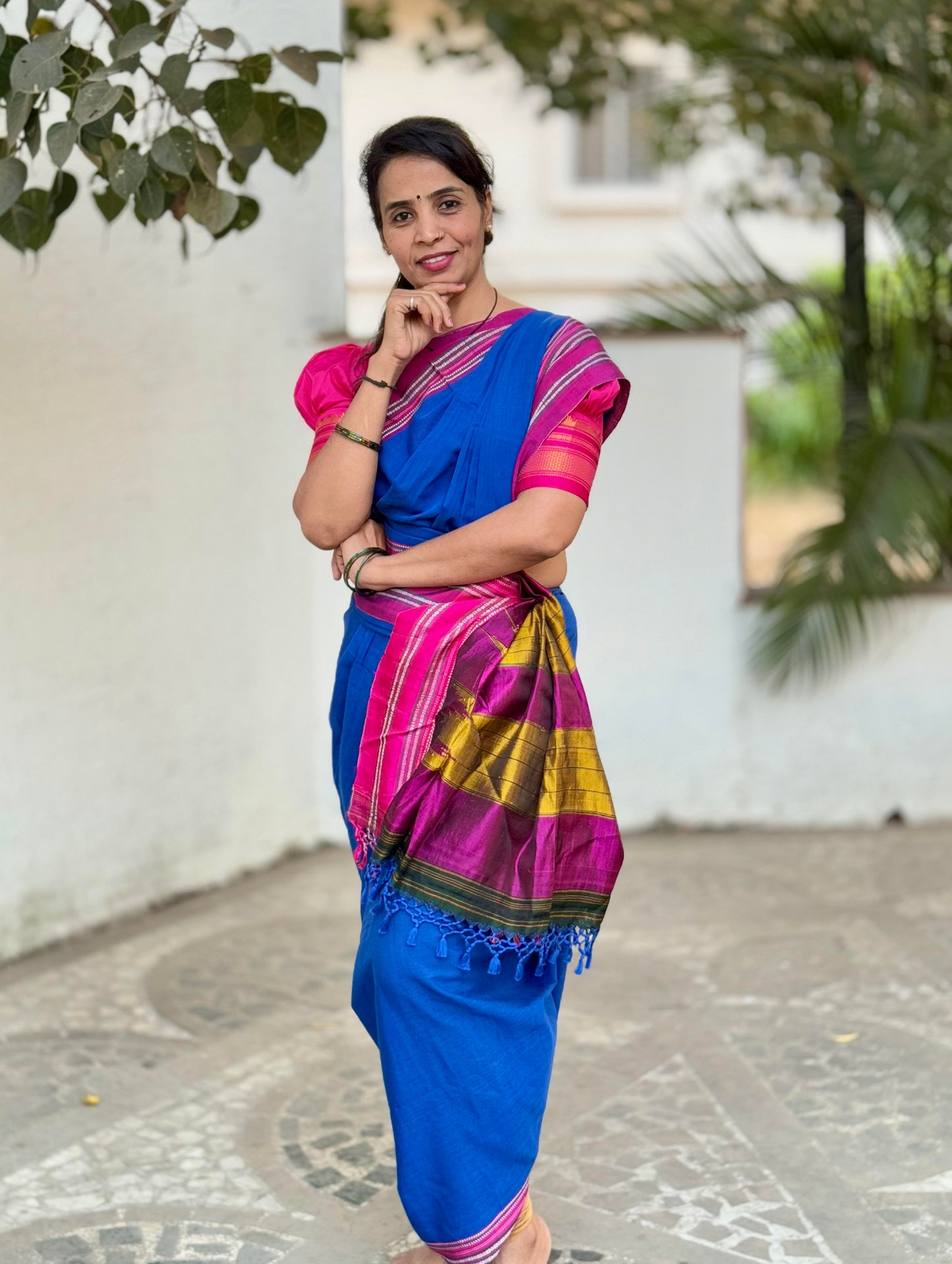 KIMAYA : ILKAL COTTON SAREE