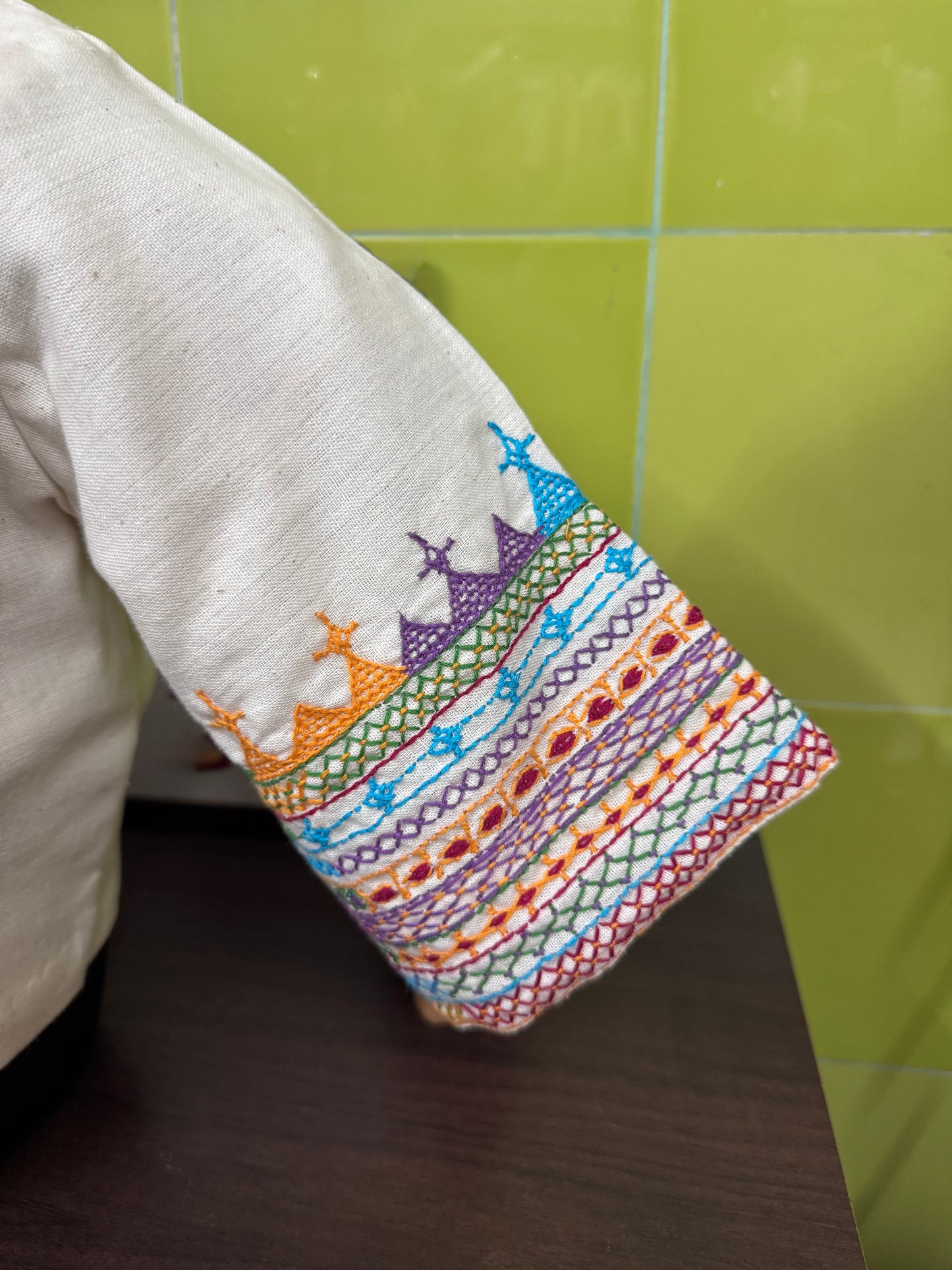 Embroidered Cotton blouse