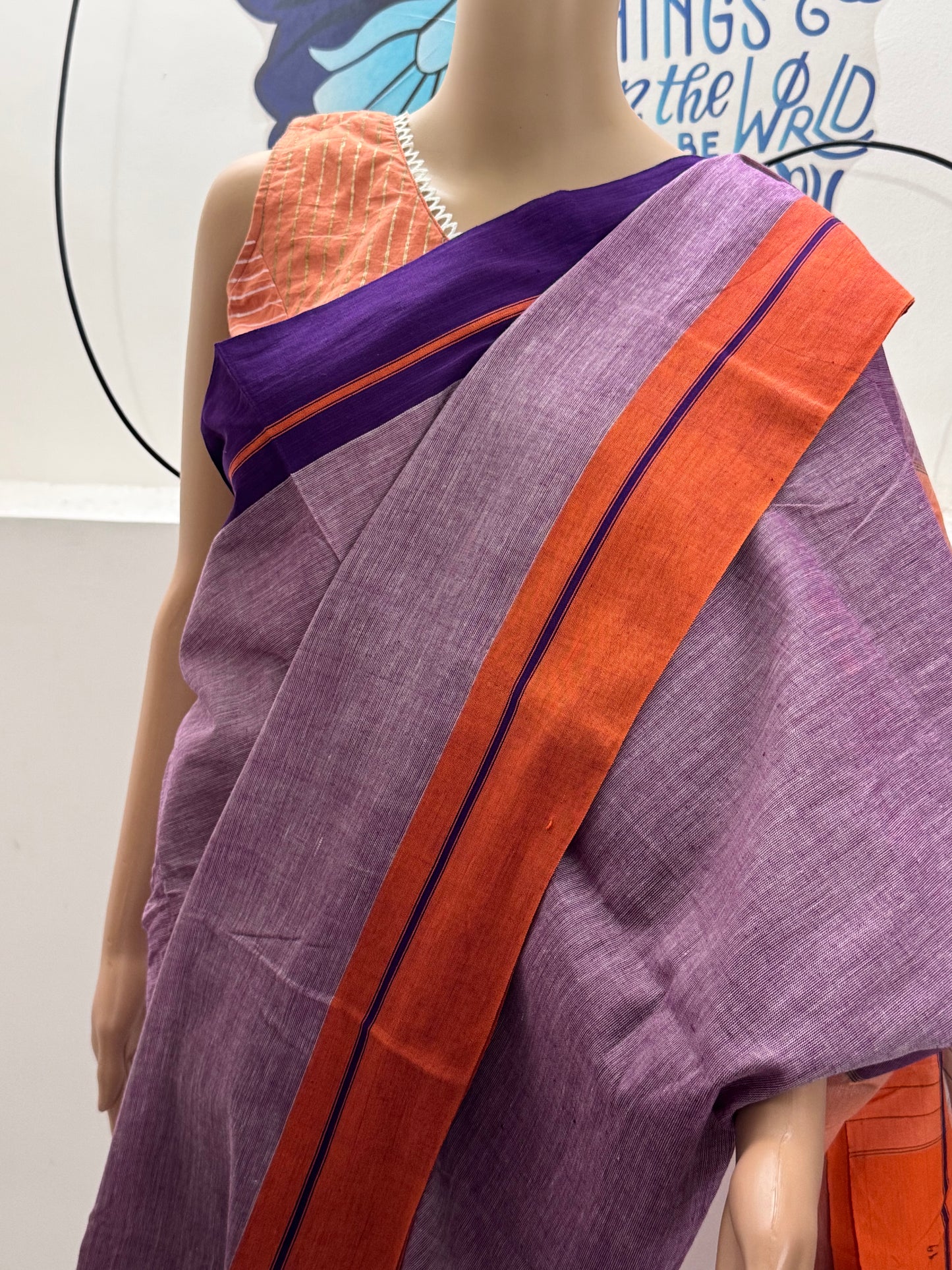MOHA : PATTEDA ANCHU HANDLOOM COTTON SAREE