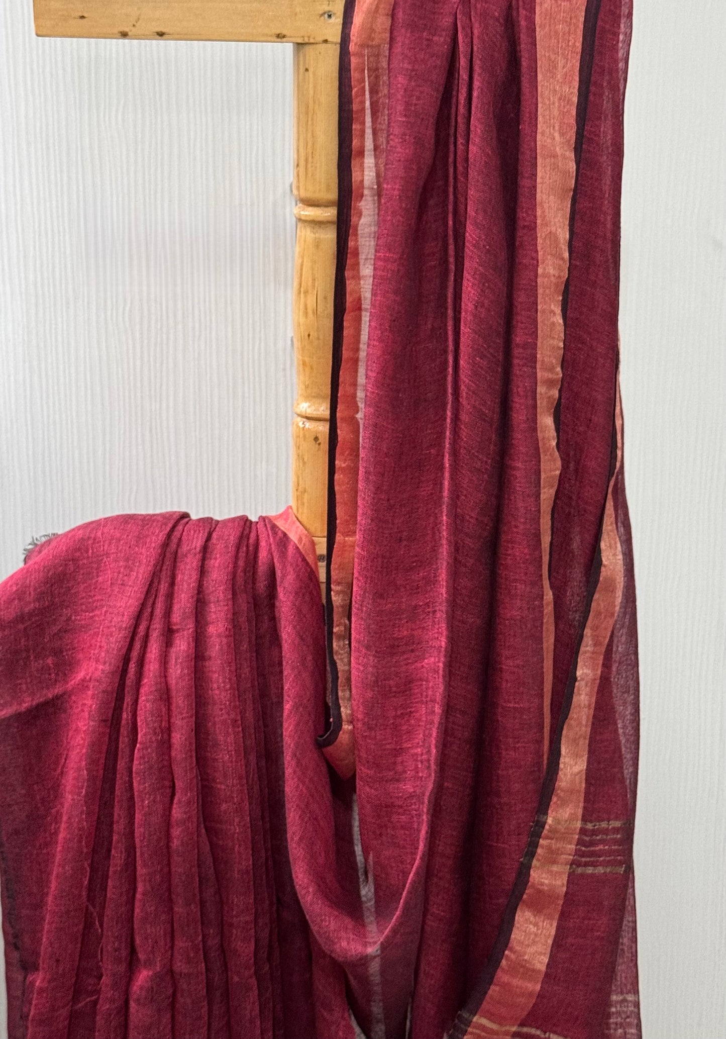 MAYA : PURE LINEN SAREE
