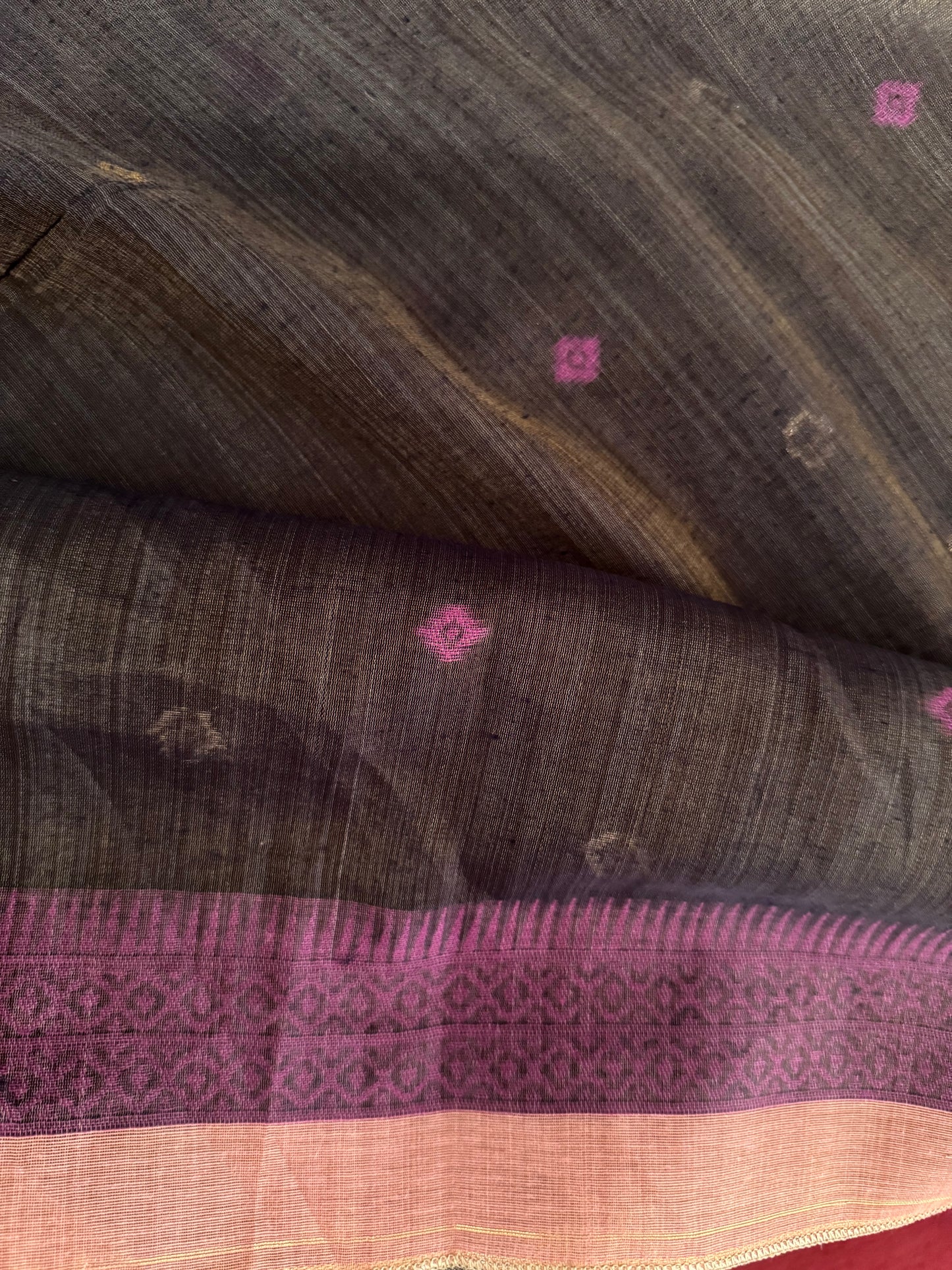 GULAB : HANDWOVEN MUL COTTON SAREE