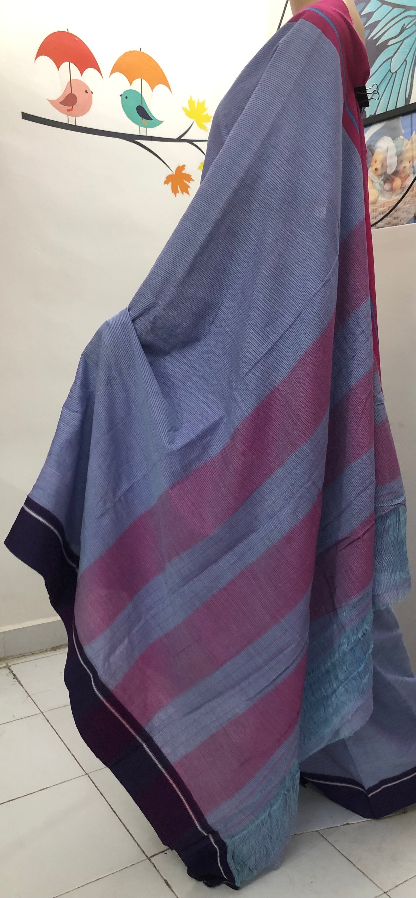 LEENA : PATTEDA ANCHU SAREE