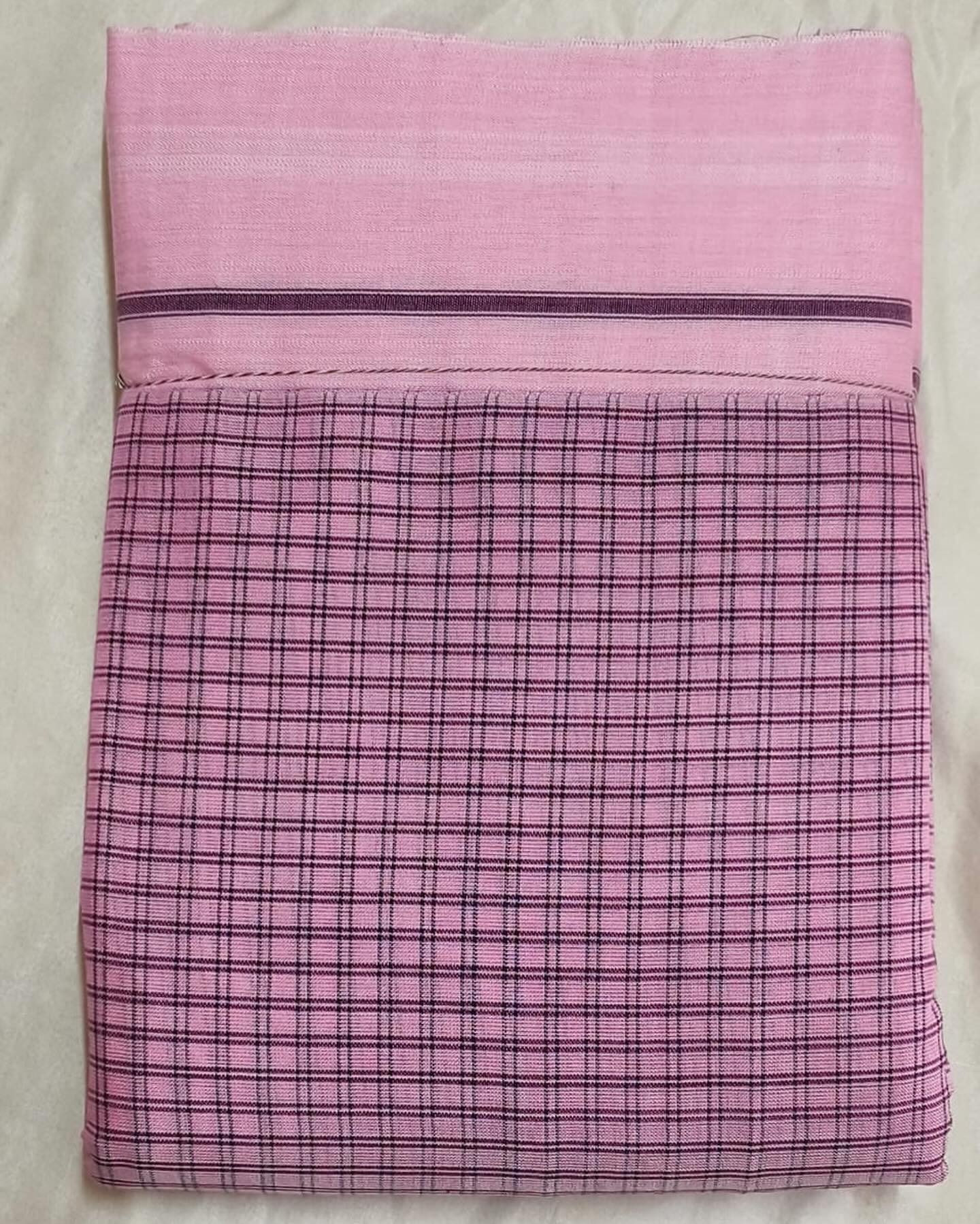 Pink Patteda Anchoo saree