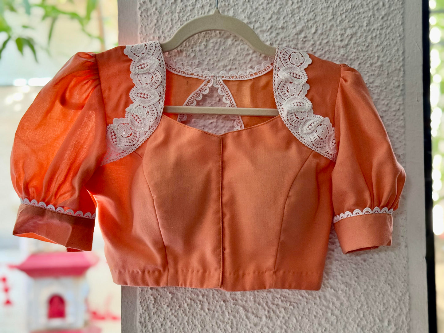 GO PEACH : COTTON BLOUSE