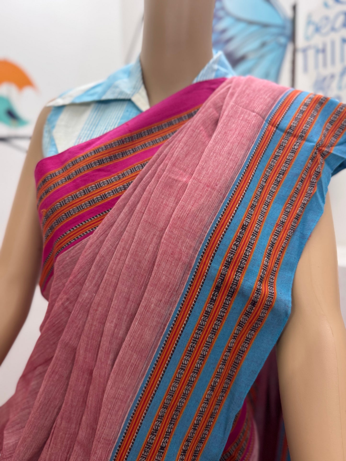 LATIKA : GOMI TENI HANDLOOM COTTON SAREE