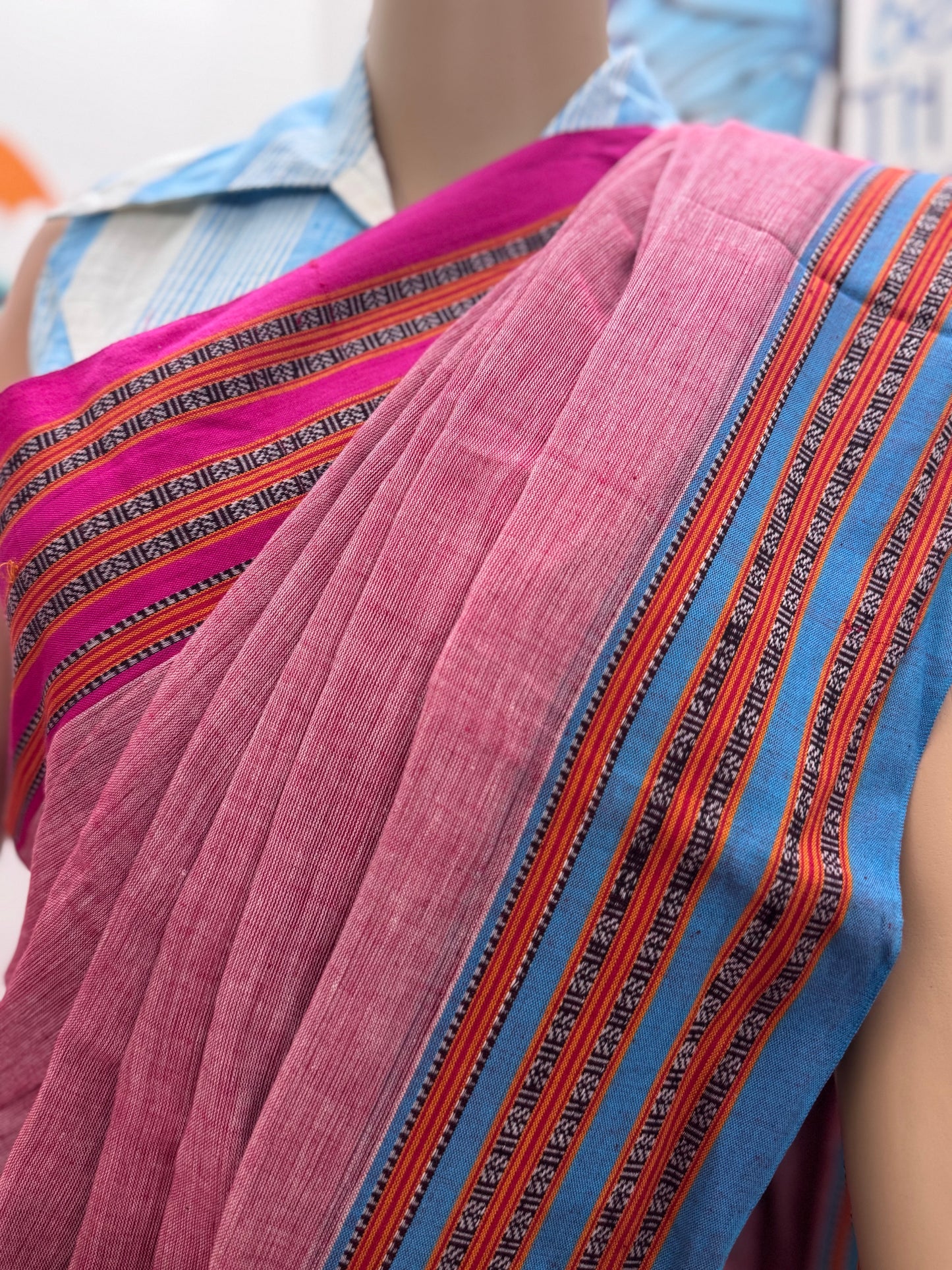 LATIKA : GOMI TENI HANDLOOM COTTON SAREE