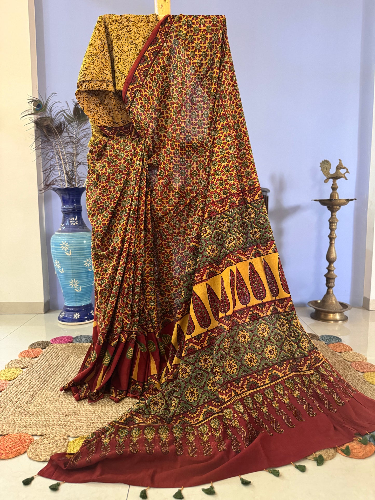 PARIJAAT : AJRAKH MUL COTTON