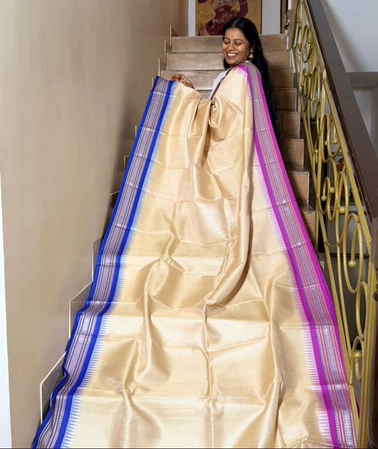 Tussar Saree , Karvati Kinar
