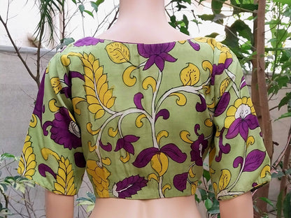 PEACEFUL PISTA: SILK BLOUSE