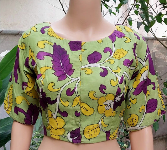 PEACEFUL PISTA: SILK BLOUSE
