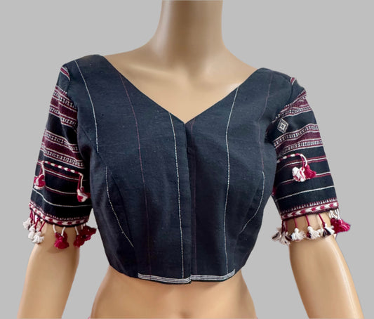 HAPPY GO LUCKY : HANDLOOM COTTON BLOUSE
