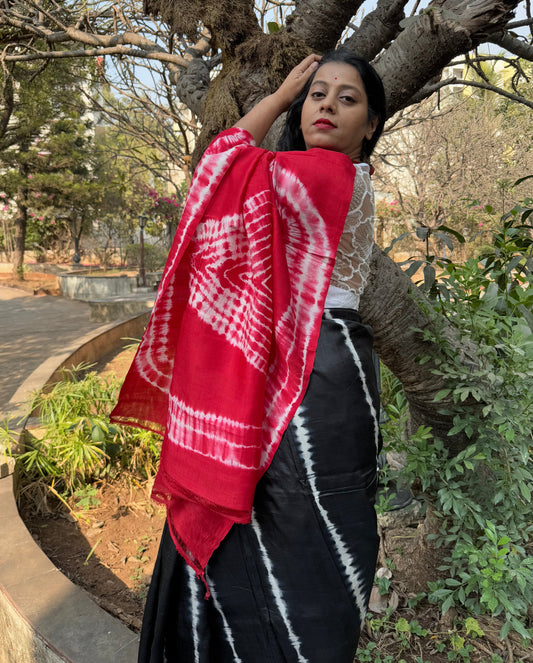 KRISHNA : SHIBORI SILK SAREE