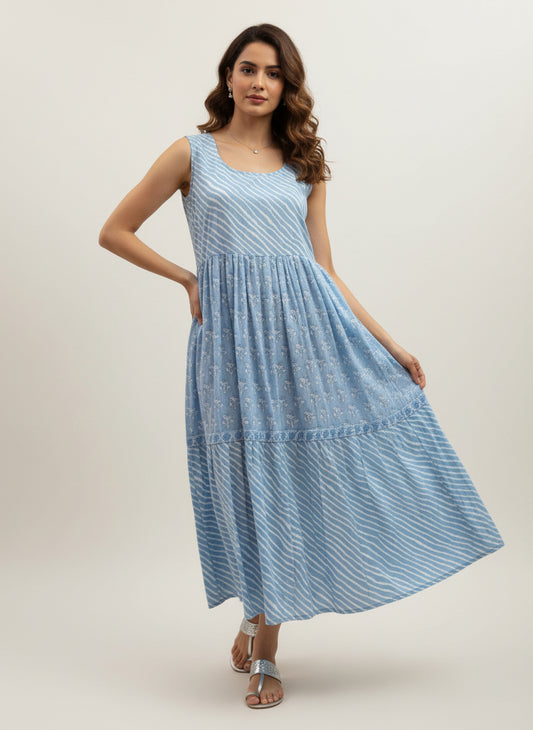 DEW DROPS : PRINTED FLORAL DRESS