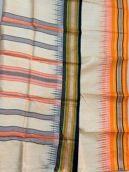 SRI : VIDARBHA TUSSAR KARVATI KINAR SAREE