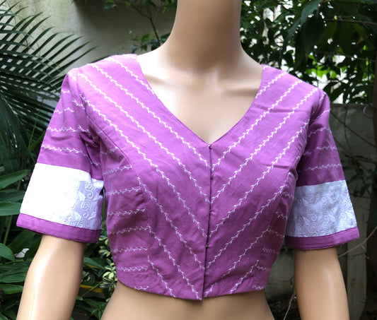 LILAC LOVE : COTTON BLOUSE