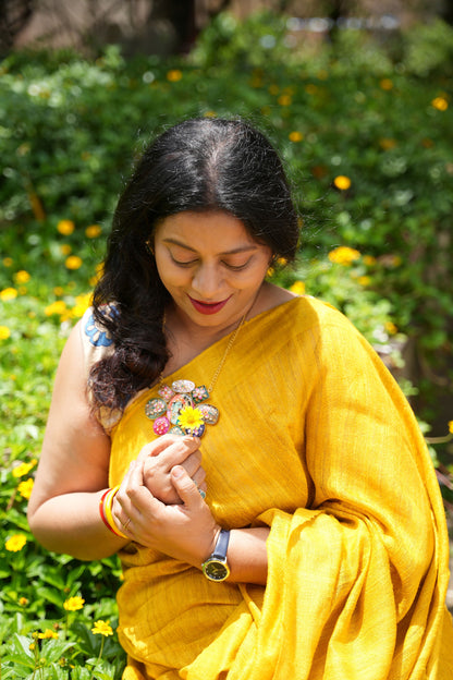 Eri x Mulberry silk saree