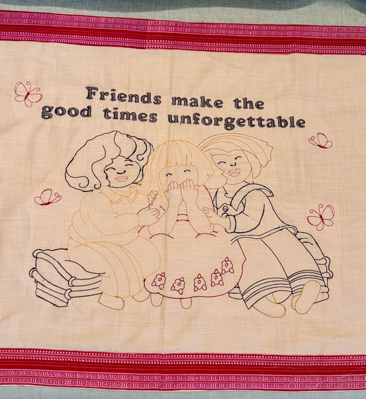 SAKHI : EMBROIDERED TABLE RUNNER