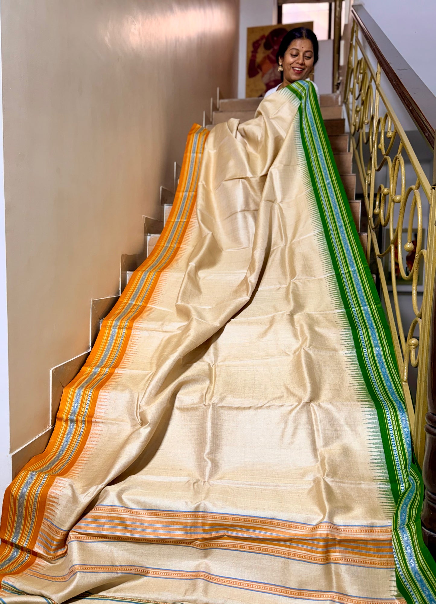 JANANI : VIDARBHA TUSSAR KARVATI KINAR SAREE
