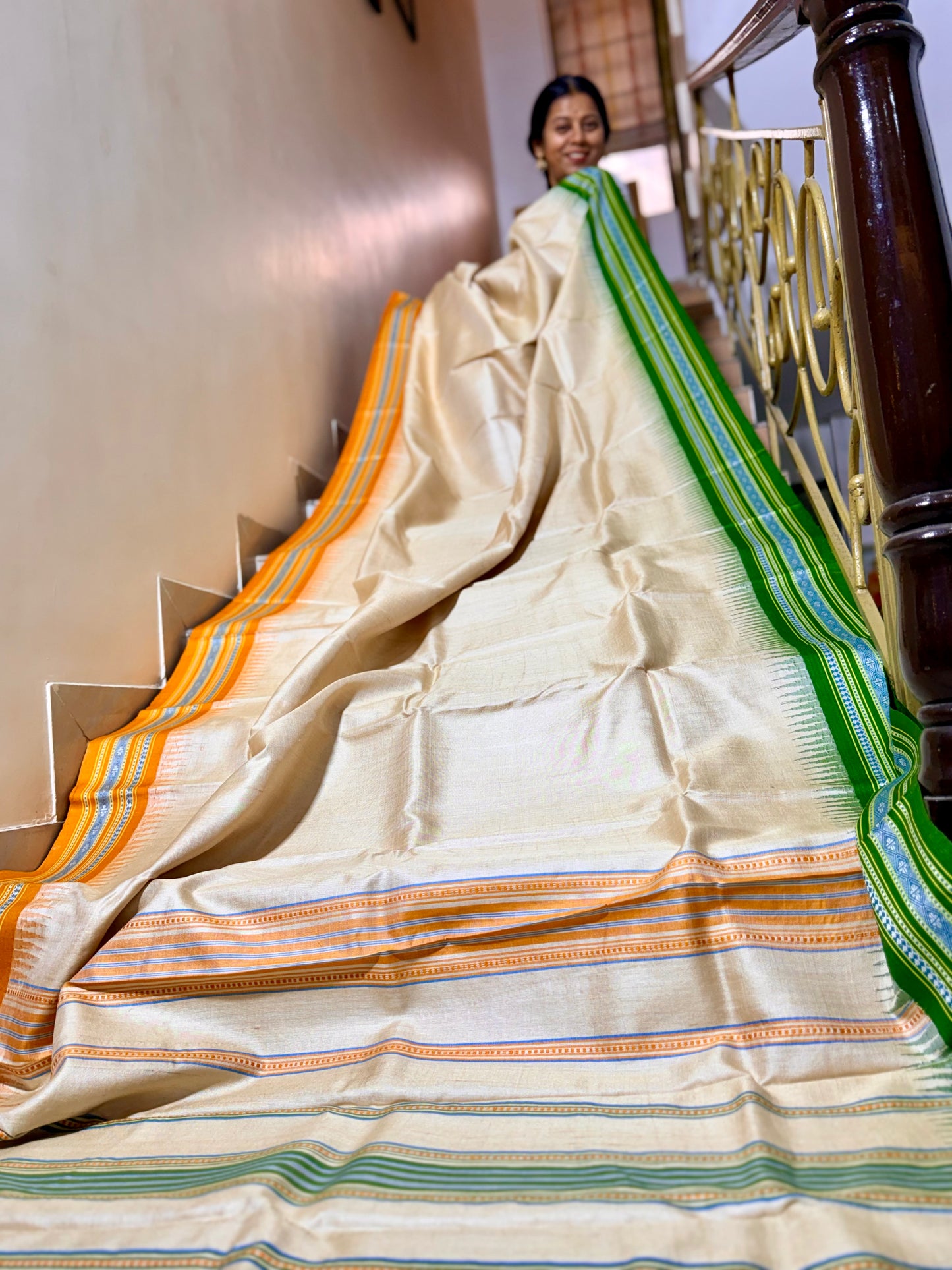 JANANI : VIDARBHA TUSSAR KARVATI KINAR SAREE