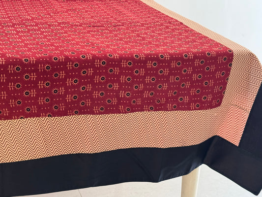 FLORAL COTTON TABLE COVER
