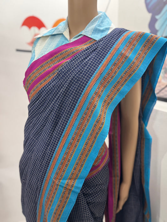 MRUNAL: GOMI TENI HANDLOOM COTTON SAREE