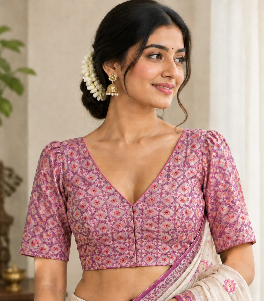 embroidered kasuti blouse