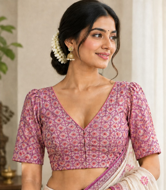 embroidered kasuti blouse